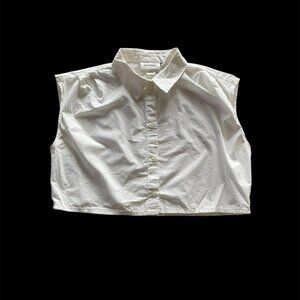 Monki Women's White Crop-top